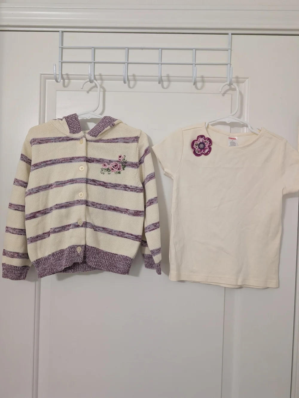Vintage Gymboree Pretty in Plum NWT Cardigan Tee Set Girls 4 2005